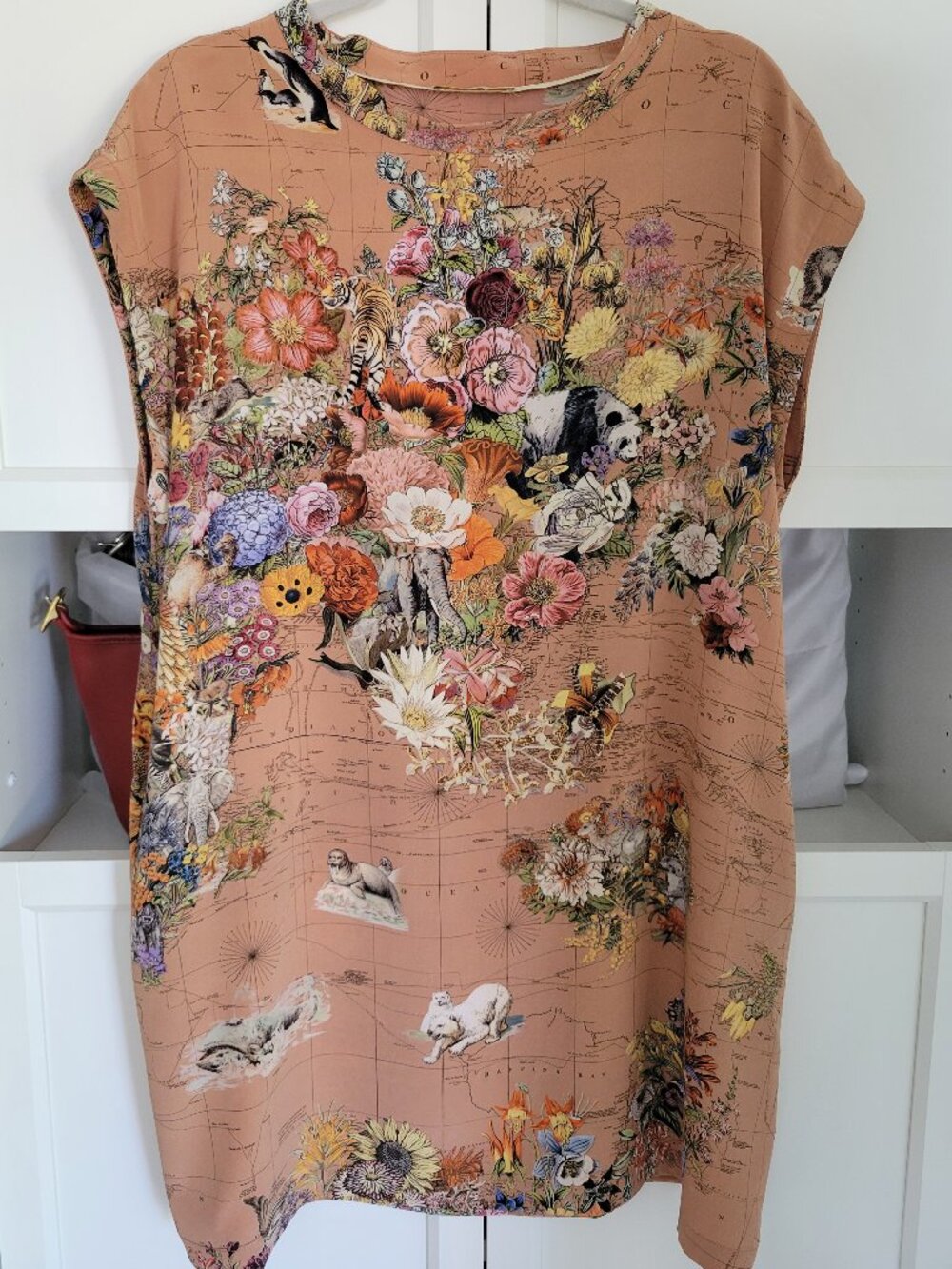 Momoni  Baltimore Multicolor Italian  Silk  Dress - Picture 7 of 10